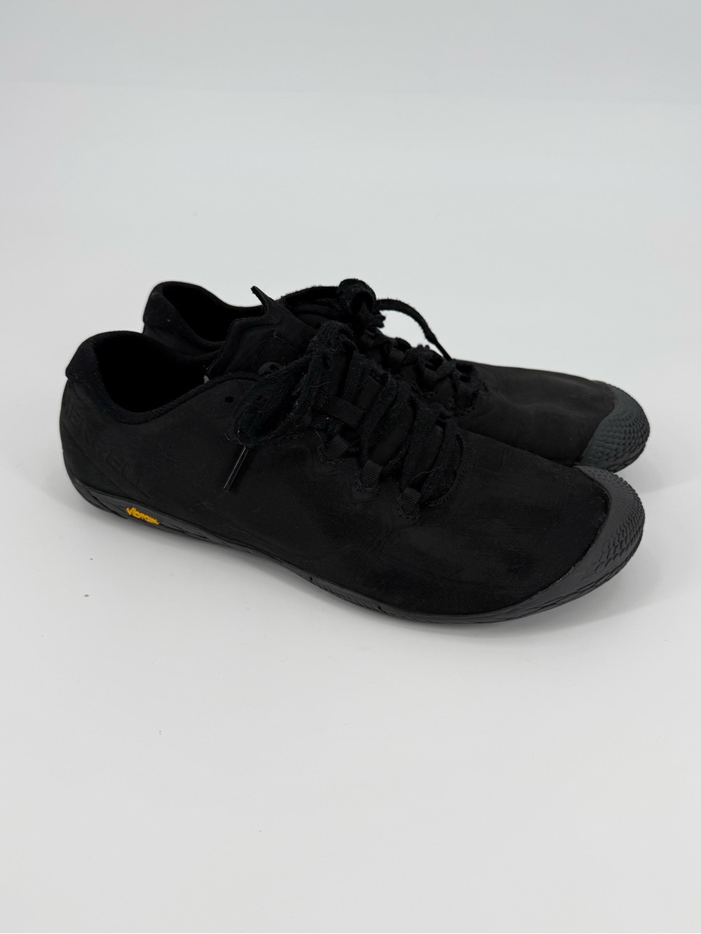 Merrell Vapor Glove 3 Luna Leather Barefoot Sneaker | Black | 8